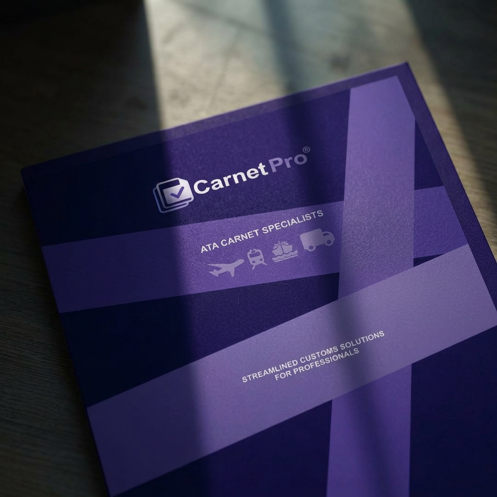Official ATA Carnet document with embossed gold seal